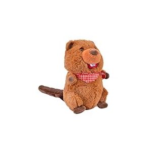 K&ouml;gler 75656 - Castor Manni, 22 cm, Peluche Qui r&eacute;p&egrave;te ce qu'on Dit avec Fonction de Reproduction, Piles incluses, r&eacute;p&egrave;te Tout