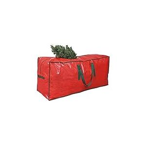 ProPik Sac de rangement pour sapin de Noël | Peut contenir un sapin démonté jusqu'à 2,1 m de haut | 114,3 x 38,1 x 50,8 cm | Boîte de rangement parfaite avec poignées et fermeture éclair élégante