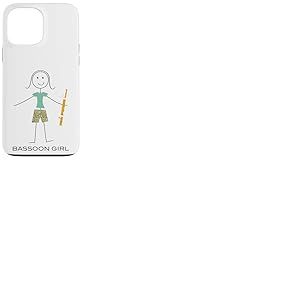 Funny Women Basson Girl Bassoonist Basson Player Coque pour iPhone 13 Pro Max