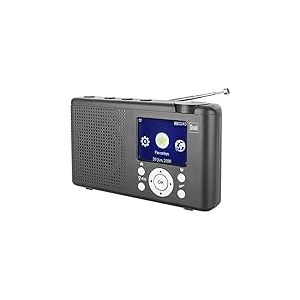 Dual 76524 MCR 200 Radio de Table Internet, Dab+, Dab, Radio Internet FM, Dab+, FM, USB, Bluetooth Noir