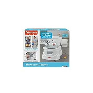 Fisher-Price HJC38 - Meine erste Toilette – Töpfchen für Babys, deutsche Version, interaktives Trainingstöpfchen mit Musik und Geräuschen