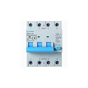 IXTRIMA Interrupteur magn&eacute;tothermique diff&eacute;rentiel 3P+N 20A 30mA 380V-6KA 30mA pour rail DIN - 4 modules DIN - Protection circuit et s&eacute;curit&eacute; installations