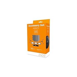 ZACO A11s Pro Kit d'accessoires d'origine pour Robot aspirateur et Robots, pièces de Rechange avec Filtre à Particules Fines, brosses latérales, lingettes et Brosse Principale