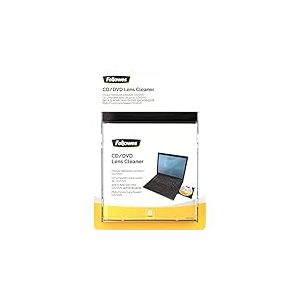 Fellowes Disque nettoyant pour la lentille de CD/DVD, nettoyage rapide, 99761