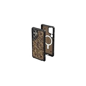 URBAN ARMOR GEAR UAG Coque de Protection pour Samsung Galaxy S24 Ultra 6,8" Pathfinder SE Digi Camo Dark Earth, Charge magnétique, Robuste, Anti-Chute, résistante aux Chocs, antidérapante
