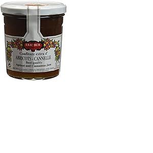 ERIC BUR Confiture Extra Abricot Cannelle 370 g - Lot de 3