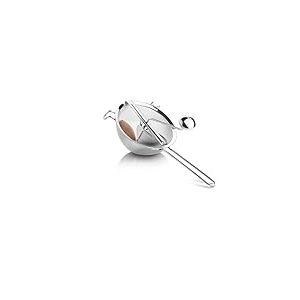 patisse 10561, Moulin &agrave; coulis, Moulin manuel &agrave; jus, Tamis ultra fin en inox, pilon bois de h&ecirc;tre, &Oslash; 20cm, Argent