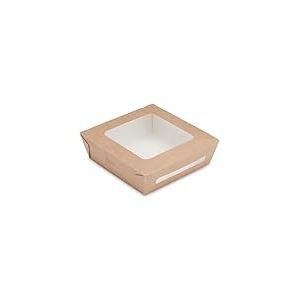 ALPHAFORM Boîte à salade en carton kraft 14X14 vendue par sachet de 50 pièces