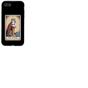 The Tower Arbre à chat Tarot Arbre à chat Coque pour iPhone SE (2020) / 7 / 8