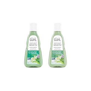 Guhl Shampooing sensible pour le cuir chevelu - Contenu : 250 ml - Type de cheveux : tous (Lot de 2)