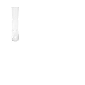 Vase de Sol en Forme de Tronc en Verre Transparent 12 x 12 x 60 cm