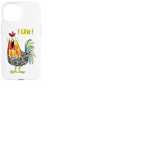 F-caw-f Poulet Rigolo Costume De Carnaval Poulet Coque pour iPhone 15