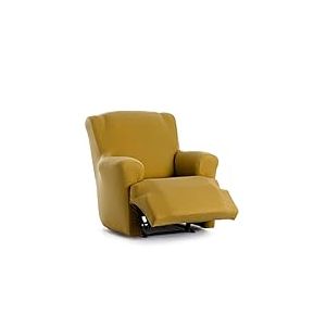 EYSA Housse de canapé bi-élastique pour Fauteuil Relax inclinable Couleur Moutarde Design Harlem