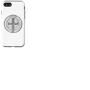 Croix de Saint Benoît Médaille de Saint Benoît Catholique Coque pour iPhone SE (2020) / 7/8
