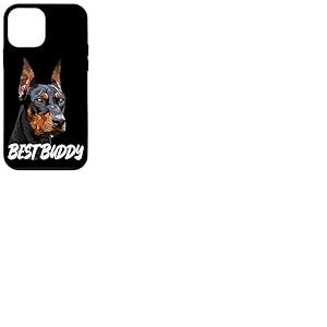 Doberman Pinscher Best Buddy, Amoureux des Chiens Coque pour iPhone 12 Mini