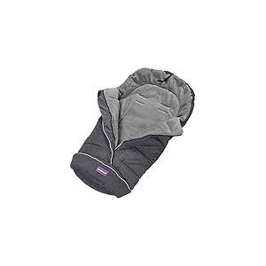 ClevaMama Chancelière Bébé Poussette Universelle Coupe-vent et Résistante à l’eau, Sac Porte-bébé Thermique Automne Hiver avec Tissu Polaire Doux, Couverture Enveloppante - 0-3 ans - Gris - 96x98 cm