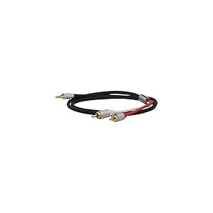Dynavox 207386 Câble Audio stéréo M/M Noir 5 m