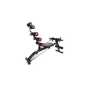 TechFit AB2000 Multi Total Crunch Trainer - Machine Abdo 6 en 1 Révolutionnaire, Idéal pour Tonifier et Exercer Les Muscles Abdominaux, de la Taille, du Dos, des Épaules et des Jambes