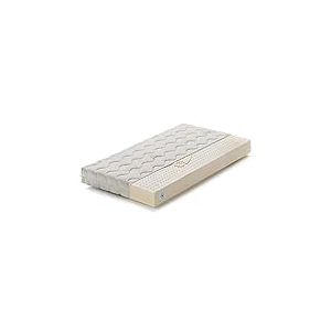 Marcapiuma - Matelas bébé Latex 60x120 Hauteur 12 cm Teddy Matelas Lit Enfant 100% Latex Répos Sain et Naturel - Housse Aloe Vera dehoussable Anti-acarien Anallargique - 100% Made in Italy