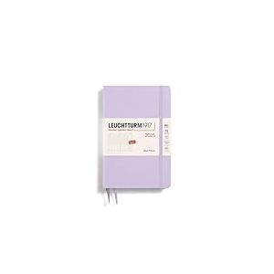 LEUCHTTURM1917 371021 Agenda semainier 2025 Paperback B6+, couverture rigide, 12 mois, ligné, violet