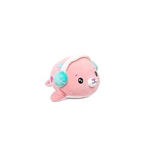 Pioupiou et Merveilles - Cushablez - Seal l&rsquo;Otarie Rose 25 cm - Peluche Toute Douce - Compagnon C&acirc;lin - pour Enfants et B&eacute;b&eacute;s - Doudou R&eacute;confortant - Peluche Mignonne &agrave; Offrir