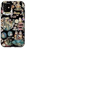 Coque pour iPhone 11 Collage Alice au pays des merveilles