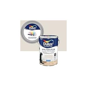 Ma Couleur Sur-mesure par Dulux Valentine – Peinture Intérieure Murs, Plafonds, Boiseries - Finition Parfaite - 98% d'opacité - Mat Lin Clair 5 L - Palette Authentique