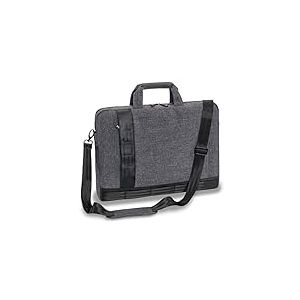 PEDEA Housse pour ordinateur portable "Fancy" Étui pour ordinateur portable jusqu’à 15,6 pouces (39,6 cm) Sacoche à bandoulière, gris