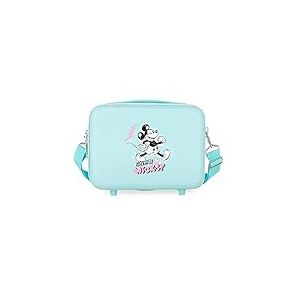 Trousse de Toilette Adaptable Disney Mickey Friendly Turquoise 29x21x15 cms ABS Rigide 9.14L 0.8 kgs