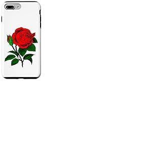 Jolie Fleur de Rose Coque pour iPhone 7 Plus/8 Plus