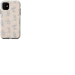 Coque pour iPhone 11 Disney Mickey et Minnie Mouse Retro Vintage Art Reactions