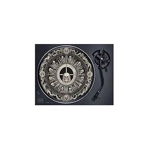 Rock On Wall - Feutrine pour Platine Vinyle 33T - Skull Wheel - 2mm d'épaisseur - Fabriquée en Europe