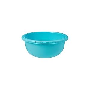 CURVER Bassine Ronde 6,3L - Cuvette pour le Ménage et la Cuisine - Bac de Lavage Pratique et Empilable - Pour Laver le Linge, la Vaisselle, les Légumes - 32 x 32 x 14 cm - Bleu Turquoise