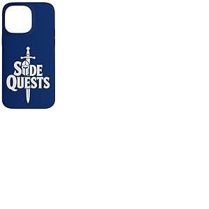 Quêtes Secondaires Casque médiéval et Chevalier à l'épée Coque pour iPhone 14 Pro Max