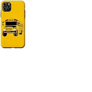 Costume de conducteur de Bus Scolaire Jaune Coque pour iPhone 11 Pro Max