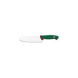 Sanelli Premana Professional Couteau Japonais en Acier Inoxydable, Vert/Rouge 31 x 3 x 6 cm