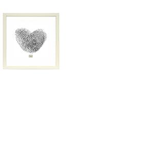 Deknudt Frames S45DK1 Cadre Photo avec Filet Bois Blanc 30 x 30 cm