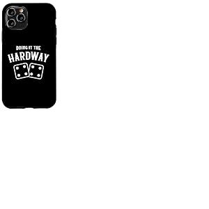Casino Craps Player Doing It The Hardway Dice Four Coque pour iPhone 11 Pro