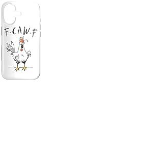 F-caw-f Poulet Rigolo Costume De Carnaval Poulet Coque pour iPhone 17
