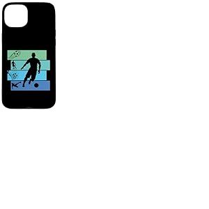 Foot Football Footballeur Joueur de Foot garçon Enfant Retro Coque pour iPhone 15 Plus