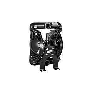 VEVOR Pompe pneumatique &agrave; double membrane, entr&eacute;e et sortie 25 mm, aluminium 24 GPM Max 100 PSI, membrane nitrile pour chimie, industriel, p&eacute;trole, m&eacute;tallurgie, mines, rev&ecirc;tement, traitement d'eau