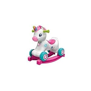 Clementoni Baby 17883 Balan&ccedil;oire Licorne 3 en 1 avec Centre d'activit&eacute; interactif pour Enfants &agrave; partir de 12 Mois Jouet sensoriel et motrice
