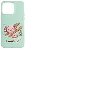Mignon Baguette Kawaii AXO-Cute Axolotl Food Meme Coque pour iPhone 15 Pro Max
