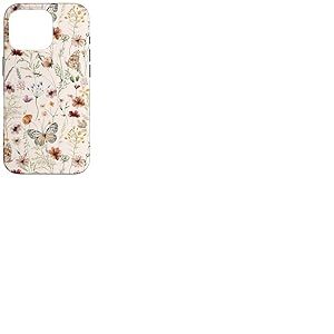 Fleur sauvage papillon amoureux fleur d'été Coque pour iPhone 16 Pro