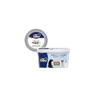 Ma Couleur Sur-Mesure par Dulux Valentine – Peinture Intérieure Murs, Plafonds, Boiseries - Palette Intemporelle, Cuisine & Bain Satin, Miel Ambre , 2 L