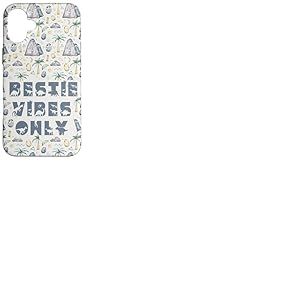 Bestie Vibes Only BFF Œufs et arbres dinosaures Paysage Coque pour iPhone 16 Plus