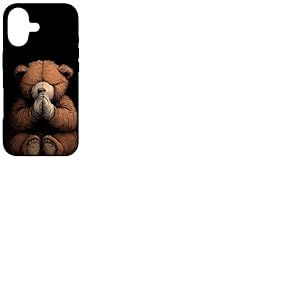Joli Costume d'ours en Peluche priant Coque pour iPhone 17