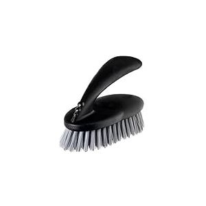 VIGAR Brosse à vêtements Multifonction avec poignée Ergonomique et Poils durs, Rouge, Petite (779)