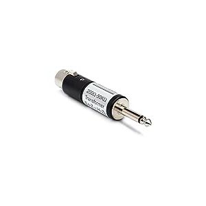 Hosa MIT-435 Transformateur XLR3F vers TS pour Microphone Z