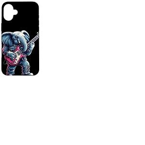 Des sons épiques avec ce graphique éléphant à bascule Coque pour iPhone 16 Plus